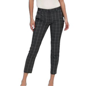 Banana Republic Avery Plaid Ankle Pants Straight Fit